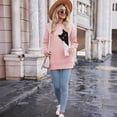 thumbnail image 5 of 2025 New Arrival Women's Tops Sweatshirt Halloween Long Sleeve Round Neck Pullover Sweatshirt, 5 of 8