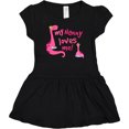 thumbnail image 3 of Inktastic My Nanny Loves Me Girls Baby Dress, 3 of 5
