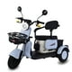 thumbnail image 1 of Bicimoto Eléctrica Familiar BIKEON TWIN PRO Azul 1000W 48V 20Ah, hasta 30km/h y 40km Autonomía, Carga 250kg, Suspensión Delantera, Frenos de Tambor, Canastilla Frontal, Luces LED, Pantalla Digital, 1 of 10
