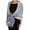 Gray, variant on Exclusive Paisley Floral Border Reversible Pashmina Wrap Shawl