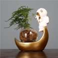 thumbnail image 4 of Maceta De Cristal De Mesa, Decoración Hidropónica Decorativa, Adorno Hidropónico Con Jarrón Redondo matsuzay HA025221-01, 4 of 6