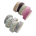 thumbnail image 1 of Juego de cintas 10 rollos de cintas decorativas para artes, manualidades, diarios, planificadores, álbumes de recortes, envoltorios, 1 of 5