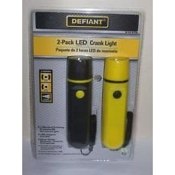 Defiant 2-pack Crank LED Light