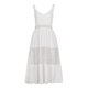 thumbnail image 4 of ICHUANYI Clearance Women's Solid Color Jumpsuit Short Skirt Sexy Off Shoulder Waist Sleeveless Dress(White, XXL) ICHUANYI WER2023080816145, 4 of 9
