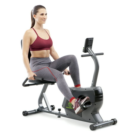 Marcy Magnetic Recumbent Exercise Bike NS-1206R (Best Spin Bike For The Money)