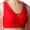 Red, variant on Women Solid Wireless Open Back Bra Back Closure Lift Support Bra