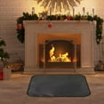 thumbnail image 3 of simhoa Tapis de Cheminée Résistant au Feu Couverture de Barbecue Imperméable Double Couche 50X50cm, 3 of 8
