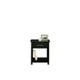 Mainstays Hillside Nightstand with Drawer, Blackwood Finish