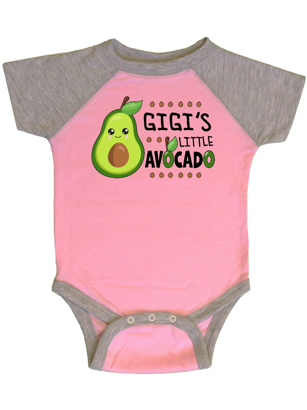 INKtastic Gigi's Little Avocado with Cute Baby Avocado Infant Creeper