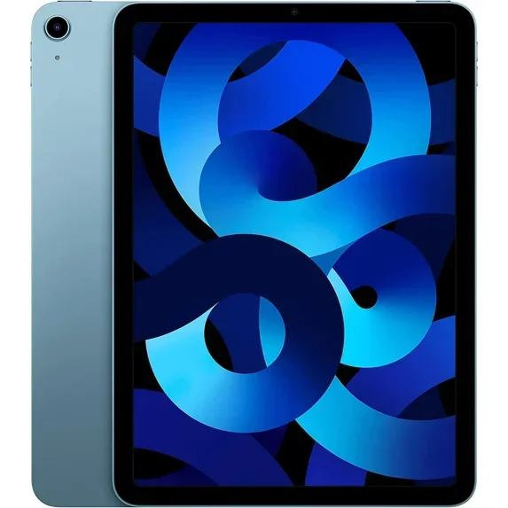 Pre-Owned Apple iPad Air 5 10.9-inch 256GB 2022 Wi-Fi Only Fully Unlocked Blue (No Fingerprint) (Good)