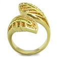 thumbnail image 3 of Womens Rings IP Gold(Ion Plating) 316L Stainless Steel Ring with Top Grade Crystal in Multi Color TK1849, 3 of 4