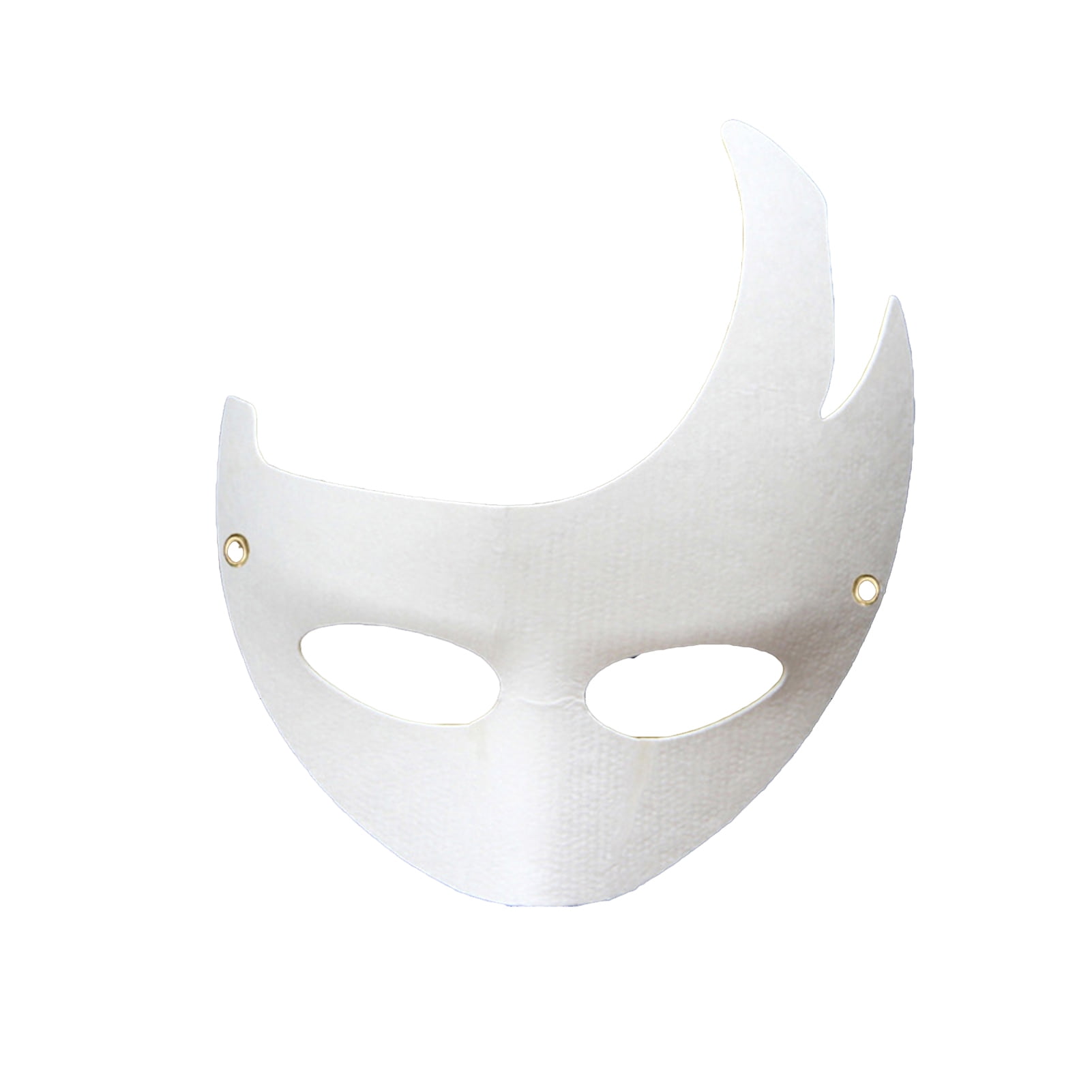 Gadpiparty 10 Pcs White Mask DIY Blank Painting Mask Paper Full Face Mask  for Cosplay Masquerade Hip Hop Dance Party Favors