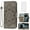 Gray, variant on Asuwish Compatible with Cricket Debut S2 U380AC/AT&T Calypso 4 U380AA Wallet Phone Case and Tempered Glass Screen Protector Flip Credit Card Holder Stand Mandala Flower Cell Cover for Women Men Blue
