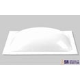thumbnail image 1 of Specialty Recreation Skylight SL1824W 5 Inch High Bubble Type Dome; Mounts Outside RV; Rectangular; For 24 Inch Length x 18 Inch Width Opening; 27-1/2 Inch Length x 21-1/2 Inch Width Flange; White, 1 of 4
