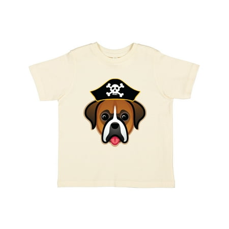 

Inktastic Boxer Dog Funny Pirate Gift Toddler Boy or Toddler Girl T-Shirt