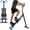 Black Blue, variant on Stair Master for Exercise at Home, 3 Adjustable Resistance Folding Vertical Stair Stepper, Low-Impact Full-Body Exercise Fitness Machines, 265LBS Capacity, Sturdy Steel Frame, LCD Monitor, Pink