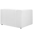 thumbnail image 4 of Modway Mingle Modern Style Polyester Fabric Left-Facing Sofa Chair in White, 4 of 5