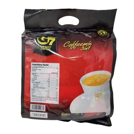 G7 ベトナムコーヒー  カフェオレ 3in1 スティック インスタントコーヒー 大容量 50スティック  ギフト お試し
