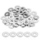 thumbnail image 1 of Arandela Plana M6 para Tornillo, 60Pcs Arandelas de Acero Inoxidable 304 6MM ID x 16MM OD x 1.5MM de Grosor (Tono Plateado), 1 of 6