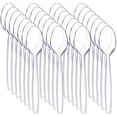 thumbnail image 2 of 100/200/300/400/500/600 Transparent Plastic Spoons-heavyweight Disposable Spoons-6.7-inch Heavy Transparent Tableware-plastic Tableware-very Suitable for Parties and Restaurants., 2 of 8