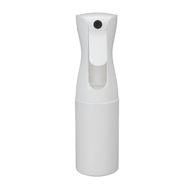 Botellas de spray de niebla fina continua de 360°, 200 ml, botella de spray de agua blanca de alta presión para peinar la barbería del hogar