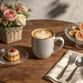 thumbnail image 6 of 20-Piece Dinnerware Set - Serves 4, Bright Glaze Grey plates and bowls sets with Speckle Effect for Microwave & Dishwasher Safe, 6 of 8