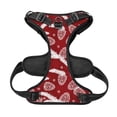 thumbnail image 5 of Lsque Christmas Holiday Pinecone Dog Harness, No-Pull Pet Harness with 2 Leash Clips, Adjustable Soft Padded Dog Vest with Easy Control Handle for Large Dogs-, 5 of 9