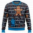 thumbnail image 4 of Suéter feo de Navidad con diseño de monstruo de galletas de jengibre, sudadera con capucha de dibujos animados de anime para mujer y hombre 2025, 4 of 4