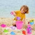 thumbnail image 4 of ChicYu Childrens Beach Water Play Kit Piece Sand Bath Shower Bucket Set Happy Play House Outdoor Toys Summer Outdoor Water Sand Play, 4 of 5