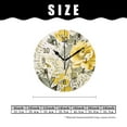 thumbnail image 2 of ATEDEANEI 12" Wall Clock Battery Operated Silent Non Ticking Floral Branches Art, 2 of 5