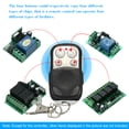 thumbnail image 4 of Remote Controller, 433Mhz 4 Buttons Copy Cloning Duplicator Remote Control Transmitter Switch for Garage Opener Electric Garage Door Remote Control Key Fob, 4 of 7