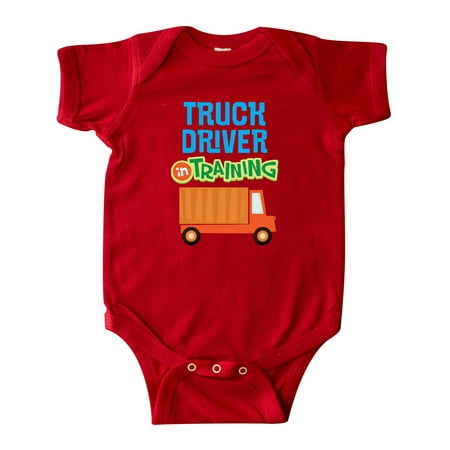 

Inktastic Truck Driver In Training Gift Baby Boy Bodysuit