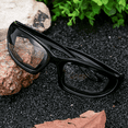 thumbnail image 5 of 3-Pack Motorcycle Riding Glasses for Adults Tween - 100% UV Windproof/Dustproof Goggles with Foam Cushion for Cycling, Biking, Outdoor Sports(Clear Lens), 5 of 6
