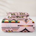 thumbnail image 5 of jejeloiu Classic Tribal Quilt King For Girls,Traditional Print King Coverlet Set,Green Multicolor,3 Pieces, 5 of 7