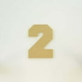 thumbnail image 1 of Package of 1, "2" 10 Inch X 3/4" MDF Numbers In The Collegiate Font | Thick For Art & Craft Project, Made in USA, 1 of 1