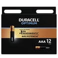 thumbnail image 1 of Duracell - Pilas AAA Optimum Super alcalinas, bater&iacute;as Extra Potencia Mayor Rendimiento 1.5V, Paquete con 12 Pilas Duracell NA, 1 of 6
