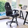 thumbnail image 2 of Office Chair Desk Gaming Racing High Back Computer Task Swivel Executive Stool With Lumbar Support Black, 2 of 5