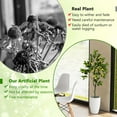 thumbnail image 6 of Costway 1 PCS 4 FT Tall Artificial Lemon Tree with Lemon Fruits, Cement Pot for Porch, Office, 6 of 10