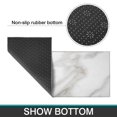 thumbnail image 7 of Kitchen Rugs and Mats Non Skid Washable White and Brown Marble Kitchen Mat and Rug Set,Floor Cushion Waterproof Rug,Rubber Backed Area Rugs for Kitchen Laundry, 7 of 7