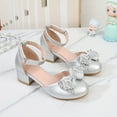 thumbnail image 2 of SNNROO Elegant Bowknot High Heels for Girls  Breathable  Non-Slip Design Perfect for Parties & Performances - Versatile All-Season Wear, 2 of 7