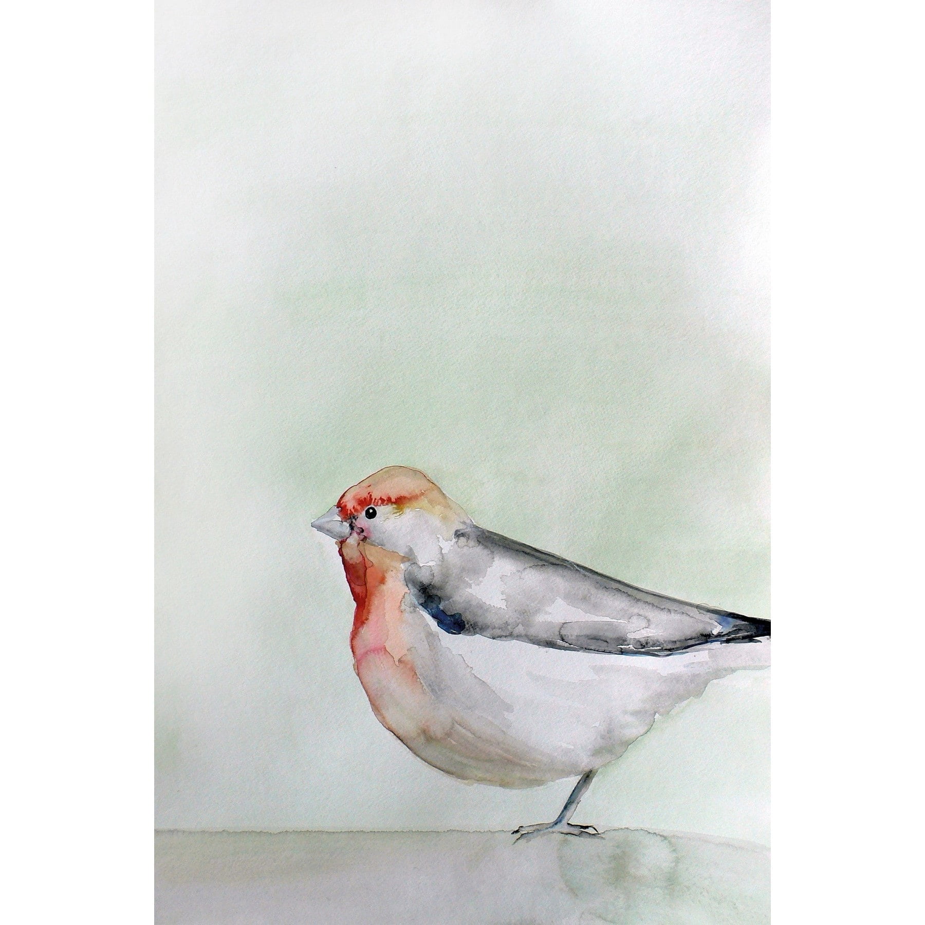 Marmont Hill "Jade" by Christine Lindstrom Painting Print on Wrapped Canvas