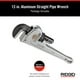 thumbnail image 2 of Llave para tubos RIDGID 47057 modelo 812 de aluminio, 12 pulgadas/30 cm, 2 of 9