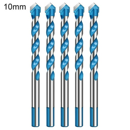 

SouthEle 5Pcs/10Pcs Premium Tip Drill Bit Triangular Shank Non-slip Punch Tools High Hardness Triangle Drill Bit for Electric Drill