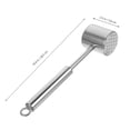 thumbnail image 2 of unbranded Martillo Para Carne De Acero Inoxidable Ergonómico Para, 2 of 8