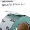 thumbnail image 5 of Unique Bargains 1 Pcs Universal Sanding Discs Durability & Flexibility 39.37ft x 2.76" Hook and Loop Sandpaper Green White Corundum Thin Film 100 Grit, 5 of 7