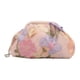 thumbnail image 2 of Bolso de mano tipo clutch con bordado floral y cadena extraíble para mujer. Rosa, 2 of 9