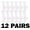 12 Pairs Mens White, variant on Yacht & Smith 60 Pairs Mens Sports Crew Athletic White Socks, Bulk Pack