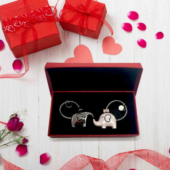 YOHAVEN Stainless Steel Couple Keychains Set, Valentine Christmas Gifts Inspirational Engraved Round Key Ring for Him Her Boyfriend Girlfriend Anniversary