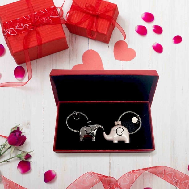 Juego de 2 llaveros redondos de acero inoxidable | Regalo divertido de San Valentín y Navidad para él, esposo o novio | Llavero resistente a la corrosión con mensaje alentador | Ideal para