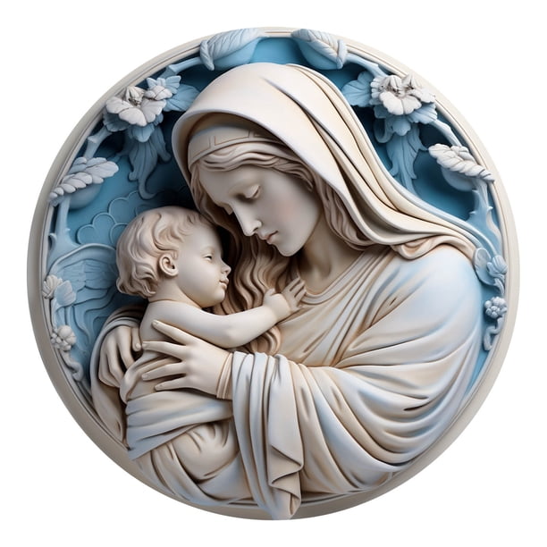 Effect 2024 Christmas Stereoscopic Vision Birth Blessing Pendant Birth Acrylic Car Hanging Ornaments